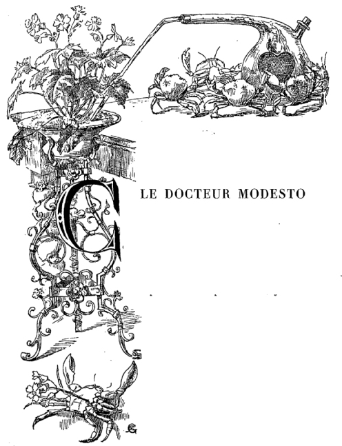e-rosset-granger-illustration-09-1886-le-docteur-modesto-1-page-de-garde-273-crabes-et-fleurs-revue-les-lettres-et-les-arts-septembre-1886-gravures-en-taille-douce
